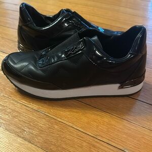 Karl Lagerfeld Black Melody slip on sneakers